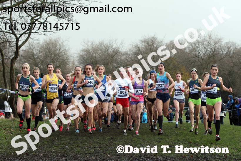 Senior Women and under-23 Womens 2017 British Athletics Liverpool Cross Challenge, Sefton Park, Liverpool. Photo:  David T. Hewitson/Sports for All Pics